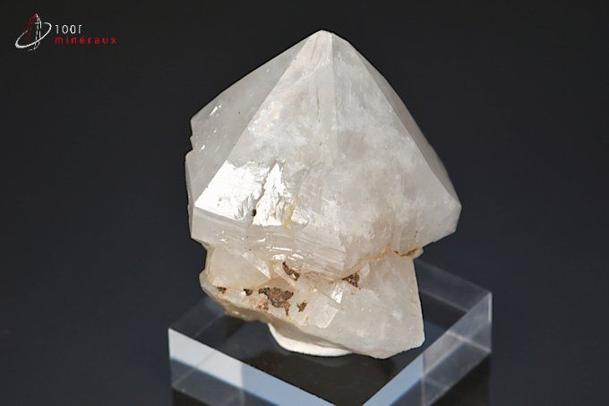 pointe de quartz translucide