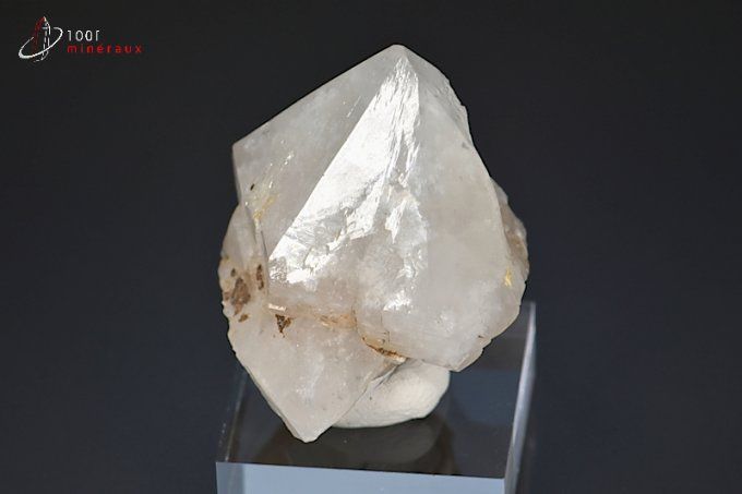 pointe de quartz translucide