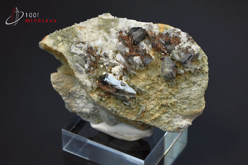 Axinite - Pakistan - minéraux à cristaux 5,5 cm / 50 g / BB670