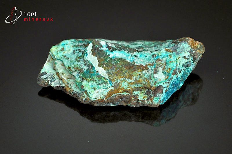 Chrysocolle bleue - Pérou - minéraux bruts 5,1 cm / 47 g / BC294
