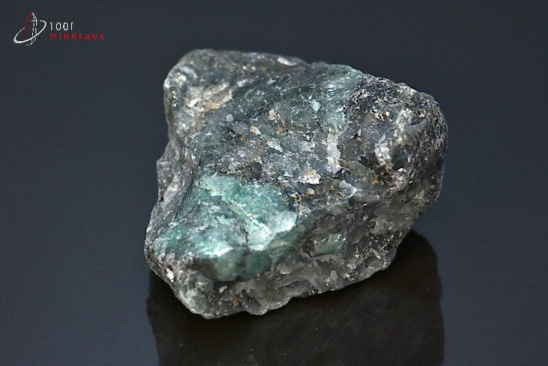 Emeraude brute sur gangue - Brésil - minéraux bruts 4,9 cm / 68g / BC476