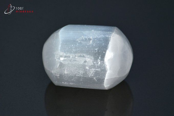 Gypse fibreux ou Sélénite poli - Maroc - Minéraux polis 3,6 cm / 33 g / BC665