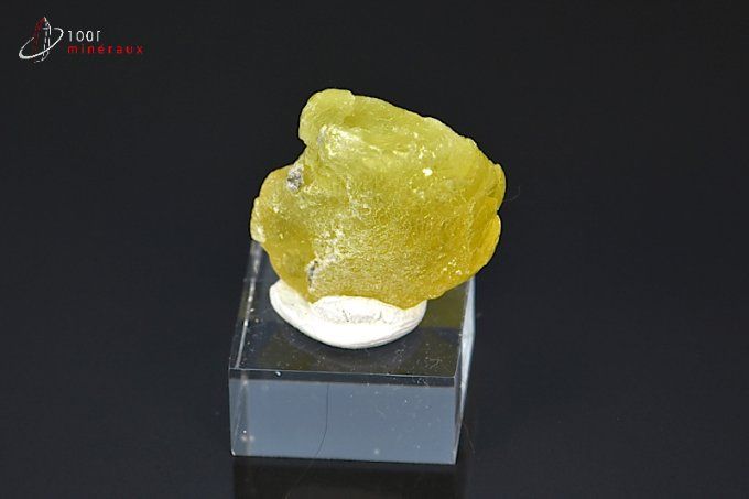 brucite jaune translucide