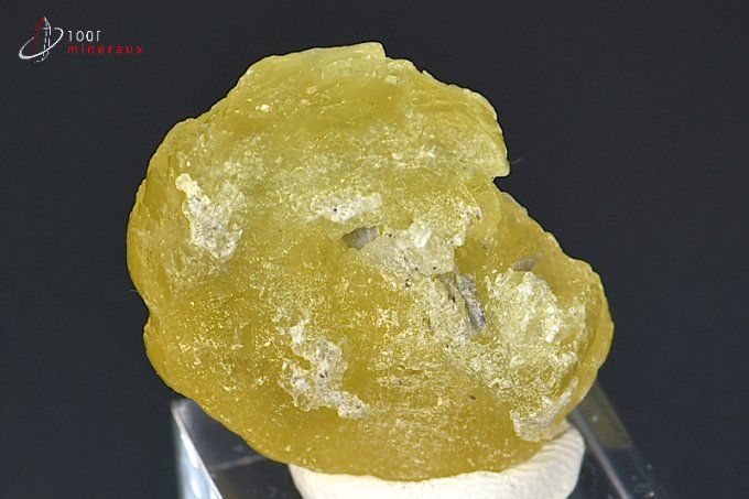 brucite jaune translucide