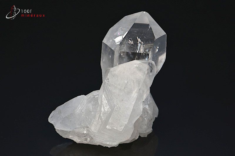 Cristal de roche sceptre - Brésil - minéraux à cristaux 8,3 cm / 278g / BD975