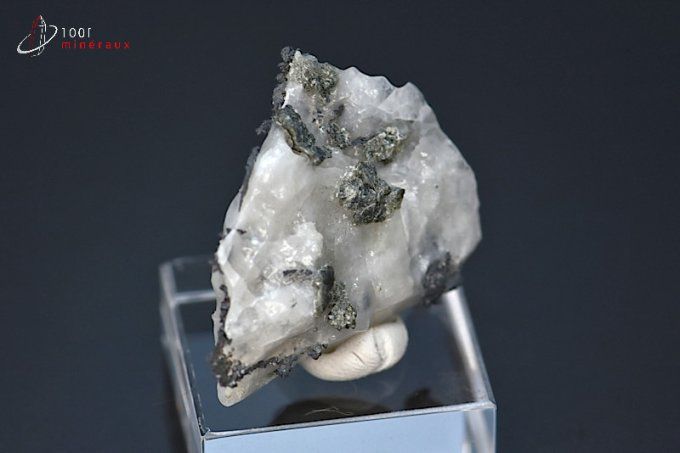 argent natif sur quartz