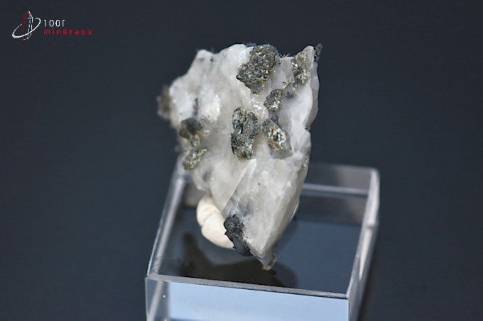 argent natif sur quartz