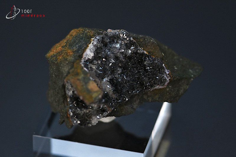Pyrolusite polianite - Maroc - minéraux à cristaux 4 cm / 28g / BE142