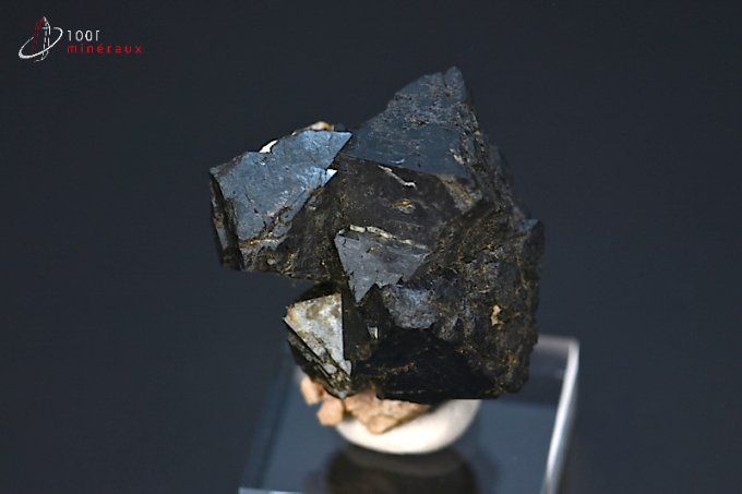 Grands cristaux de Magnétite - Maroc - minéraux à cristaux 3,3 cm / 56g / BE160