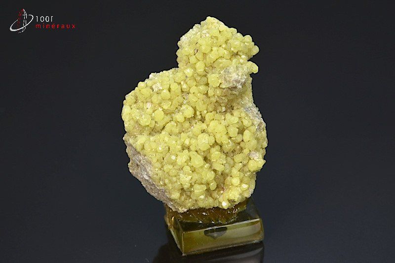 Soufre cristallisé - Bolivie - minéraux à cristaux 5,1 cm / 32g / BE177