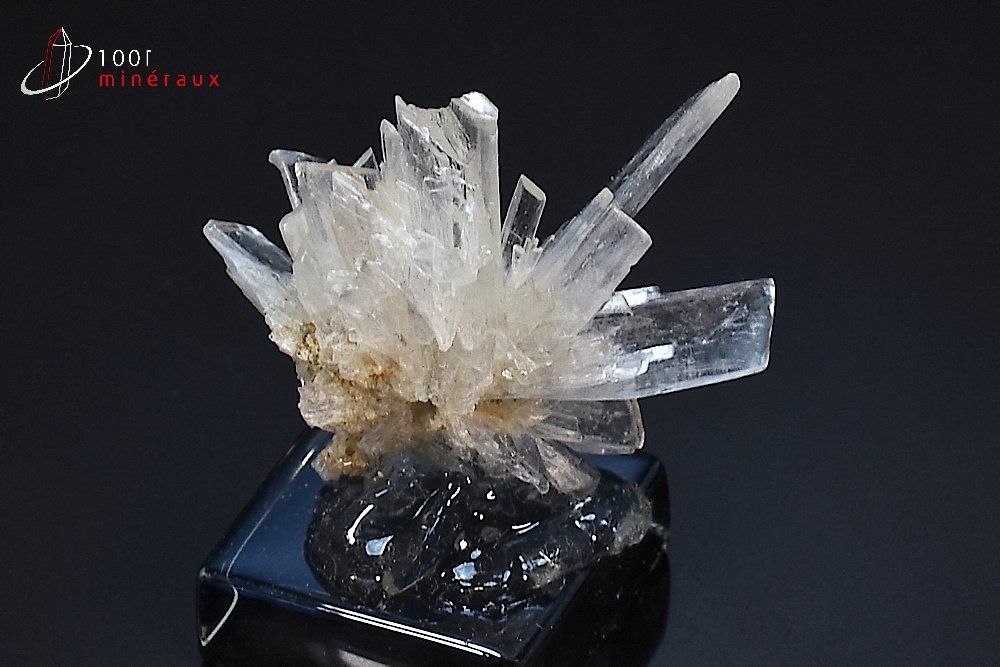 Gypse cristallisé - France - minéraux à cristaux 3,3 cm / 9g / BE276-5