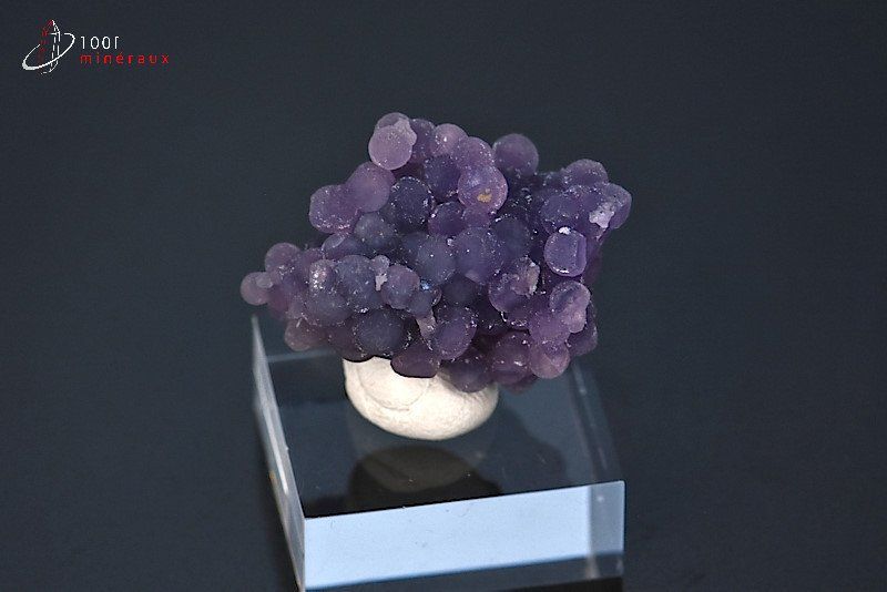 Calcédoine grappe - Chine - minéraux à cristaux 2,2 cm / 10g / BE286