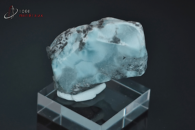 Larimar 1 face polie - République Dominicaine - pierres polies 3,2 cm / 24 g / BE289