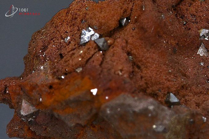 magnetite brute et cristaux
