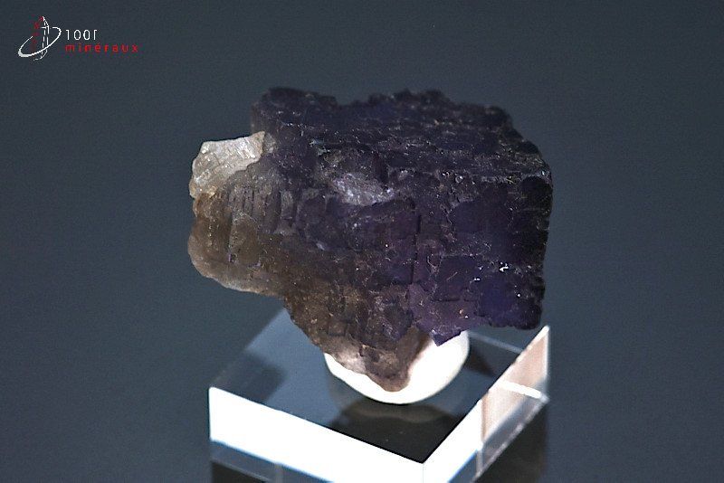 Fluorine violette - Mexique - minéraux à cristaux 3,3 cm / 27g / BE466