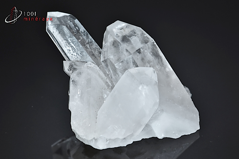Cristal de roche - Brésil - minéraux à cristaux 10,3 cm / 244g / BE607