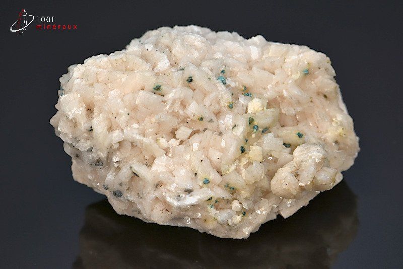 Dolomite et Malachite - Maroc - minéraux à cristaux 9 cm / 305g / BE650