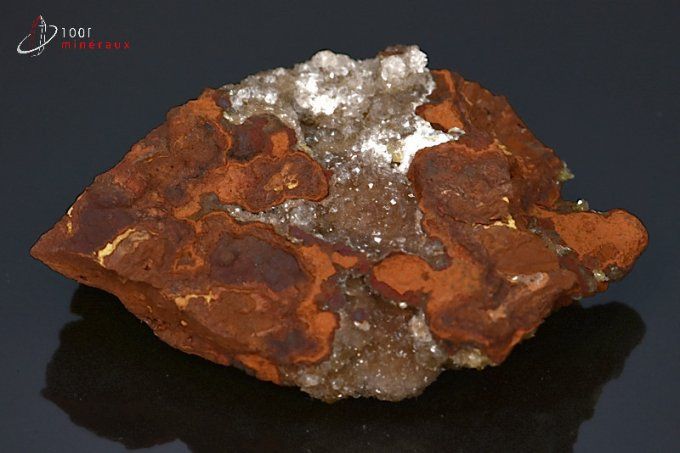 adamite sur limonite mineraux