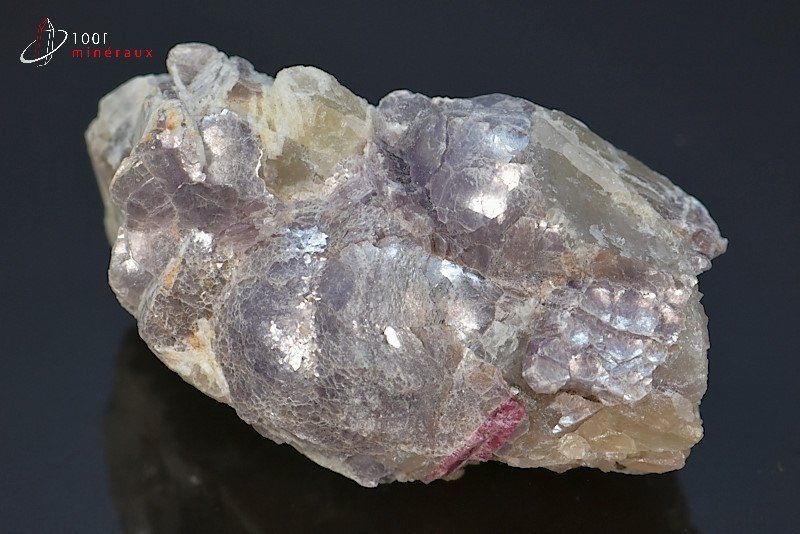 Lépidolite testacée - Brésil - Minéraux à cristaux 6,6 cm / 162g / BE671