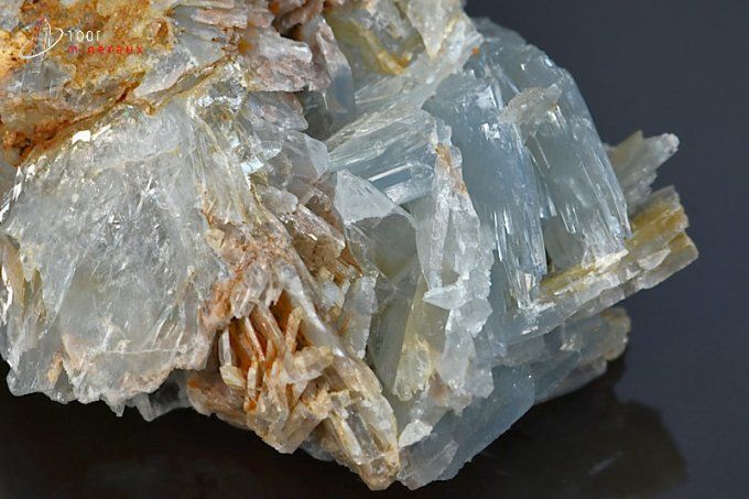 baryte bleue cristallisee