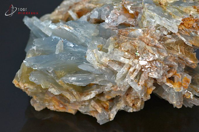 baryte bleue cristallisee