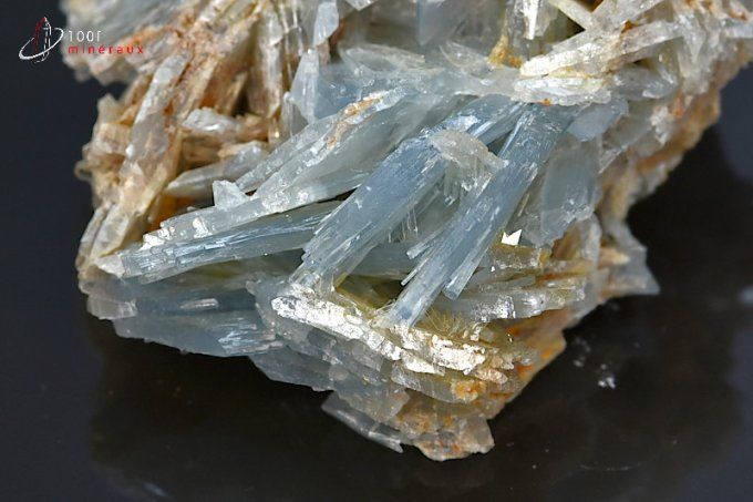 baryte bleue cristallisee