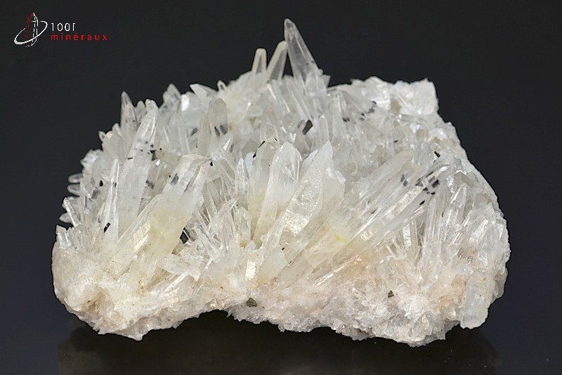 Hubnérite sur Quartz - Pérou - minéraux à cristaux 9,8 cm / 265 g / BE711
