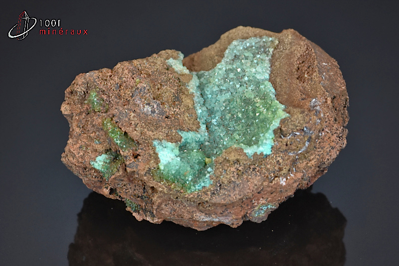 Cuproadamite - Mexique - minéraux à cristaux 8,6 cm / 291 g / BE723