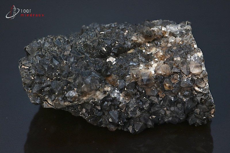 Quartz Morion - France - minéraux à cristaux 7,1 cm / 185g / BE742