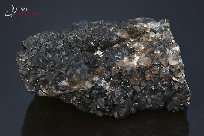 cristaux de quartz morion