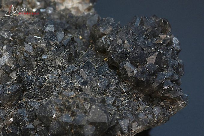 cristaux de quartz morion