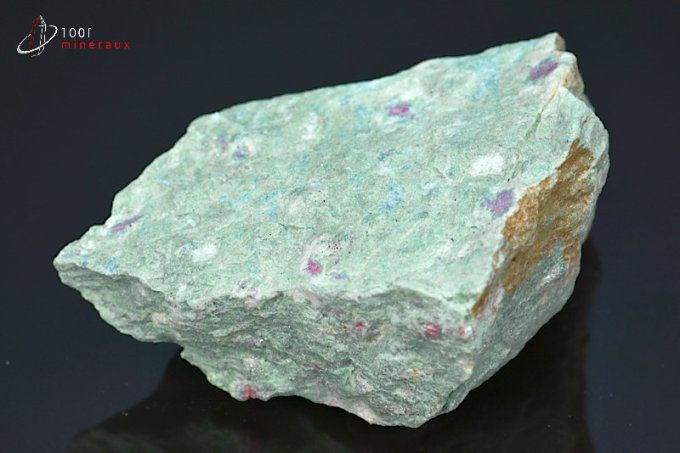 mineral fuchsite et rubis