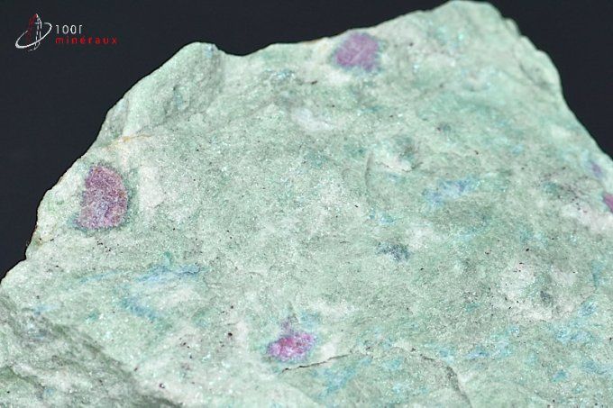 mineral fuchsite et rubis