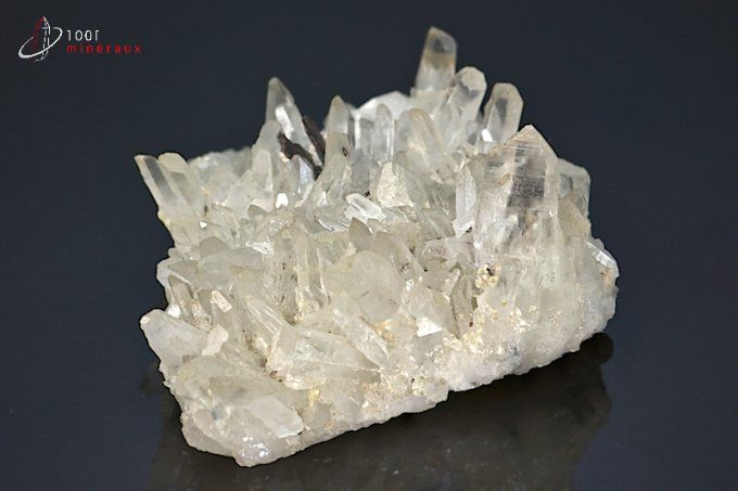 hubnerite sur cristal de roche