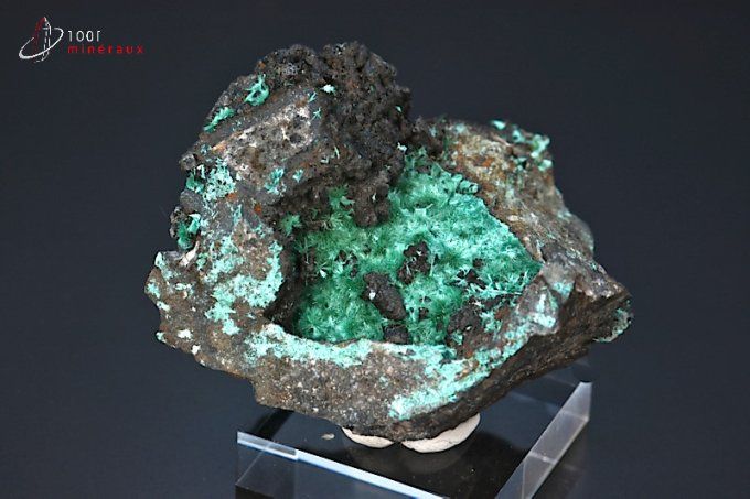 cristaux aurichalcite