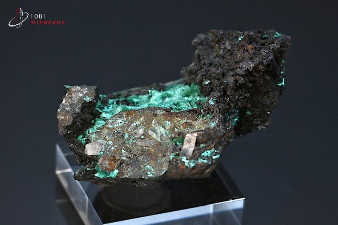 cristaux aurichalcite