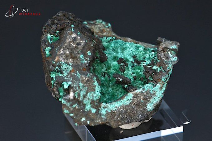 cristaux aurichalcite