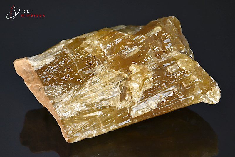 Calcite miel brute - Mexique - minéraux bruts 8 cm / 252g / BE806