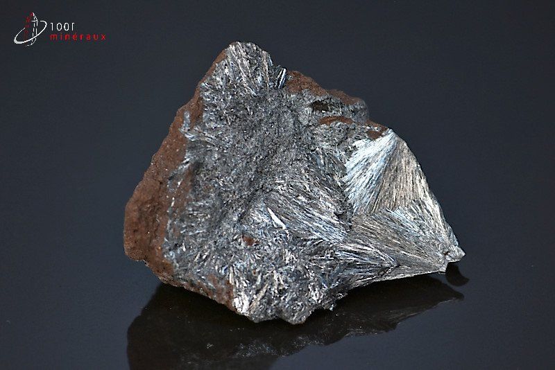 Pyrolusite de Manganèse - Maroc - minéraux à cristaux 6,5 cm / 124g / BE810