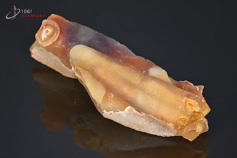 Calcédoine bambou - Philippines - minéraux à cristaux 10 cm / 82g / BE811
