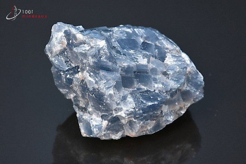 Calcite bleue - Mexique - minéraux bruts 5,9 cm / 136g / BE817