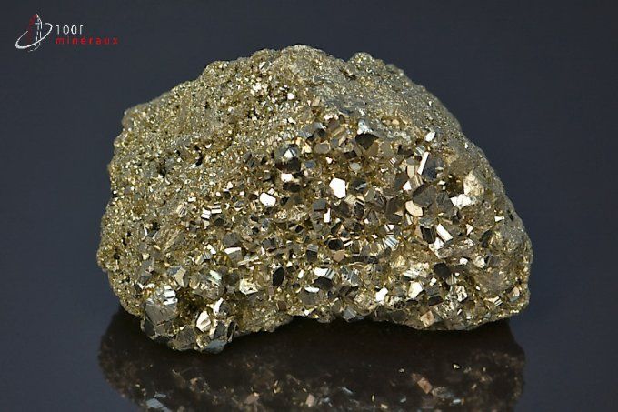 pyrite brute avec cristaux cubiques