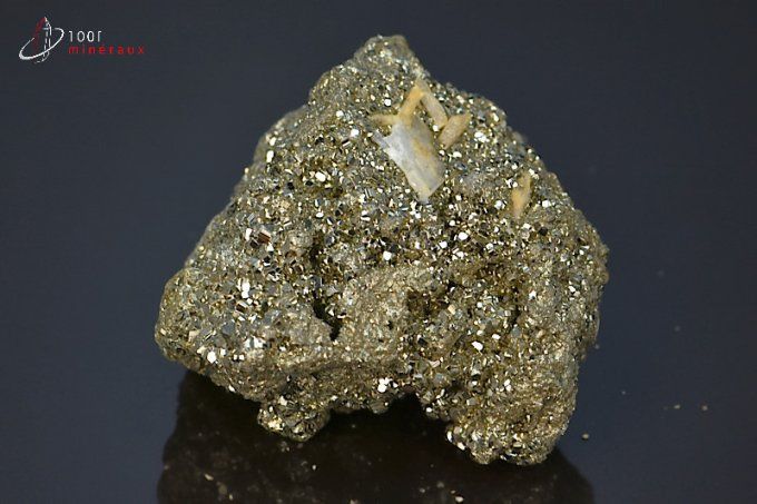 pyrite brute avec cristaux cubiques