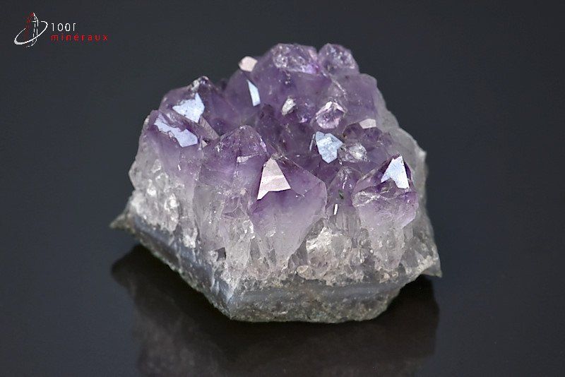 Améthyste cristallisée - Brésil - minéraux à cristaux 5,5 cm  / 177g / BE836
