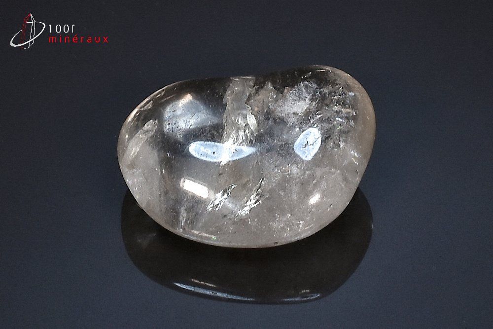 Cristal de roche poli - Brésil - pierres roulées 3,9 cm / 33g / BE953