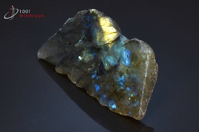 plaque polie de labradorite