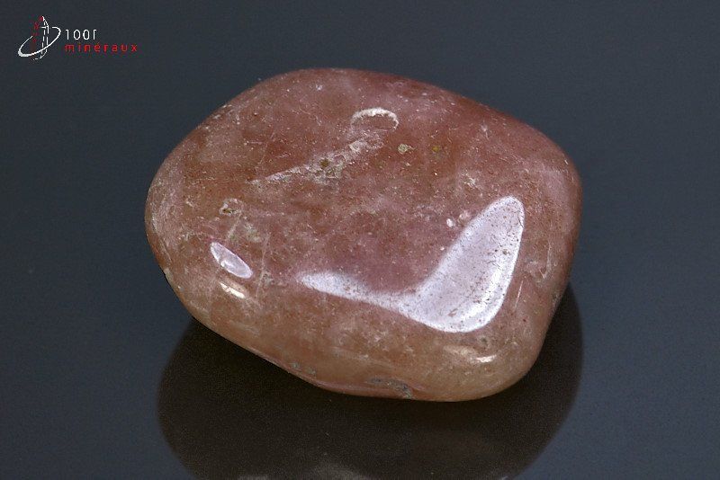 Aventurine rouge polie - Inde - pierres roulées 4,1 cm / 48g / BF456