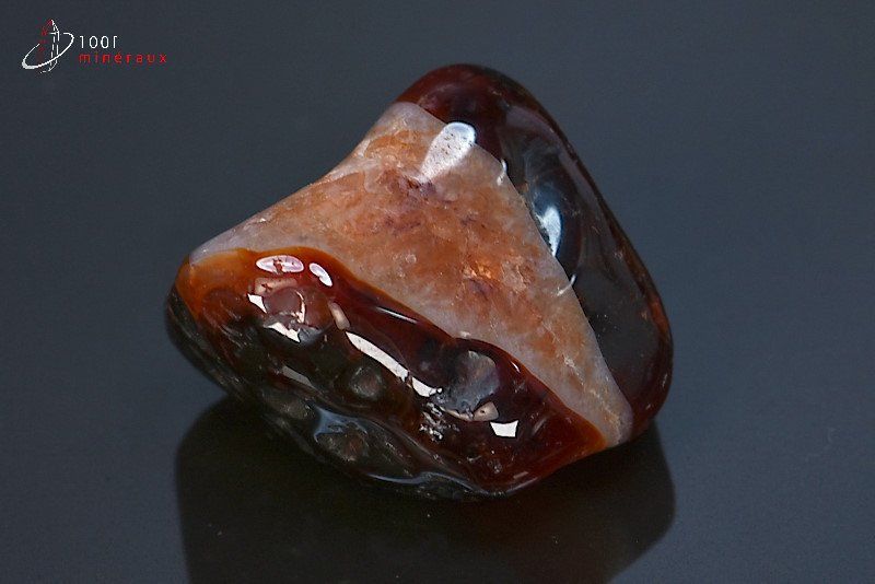 Cornaline polie - Namibie - pierres polies 3,6 cm / 40g / BF514
