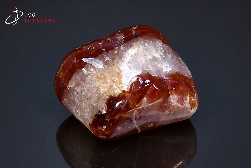 Cornaline polie - Namibie - pierres polies 3,9 cm / 46g / BF528