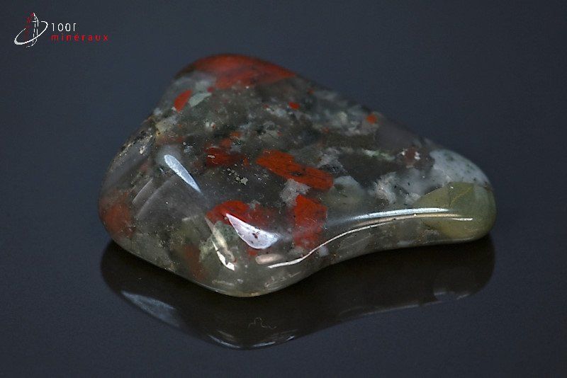 Héliotrope poli - Afrique du sud - pierres polies 5 cm / 43g / BF578